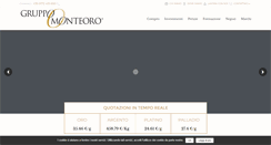 Desktop Screenshot of gruppomonteoro.it